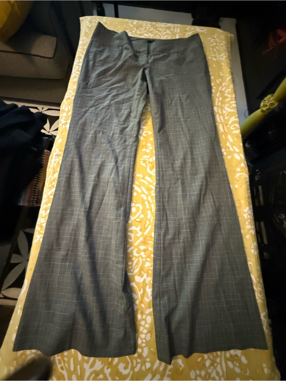 Express women’s  Gray Windowpane Dress Pants
